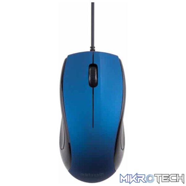 3B USB Wired Large Optical Mouse - MU110 Blue - Image 2